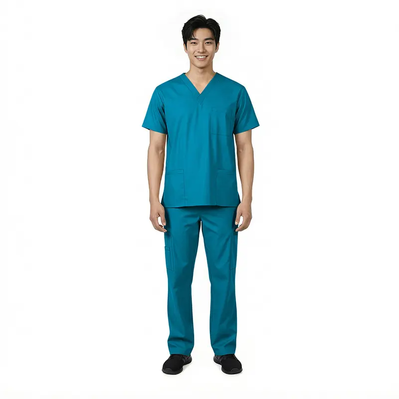 CLASSIC UNISEX 10 PKT V-NECK CARGO SET (STYLE# 1020)
