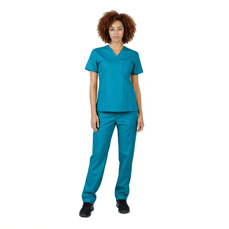 CLASSIC UNISEX 10 PKT V-NECK CARGO SET (STYLE# 1020)