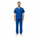 Classic Unisex 6 Pkt V-Neck Set (STYLE# 1010) - XL, DARK ROYAL BLUE