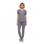 Conjunto sanitario jogger elástico y fresco para mujer con 10 bolsillos (ESTILO n.º 4889SET)
