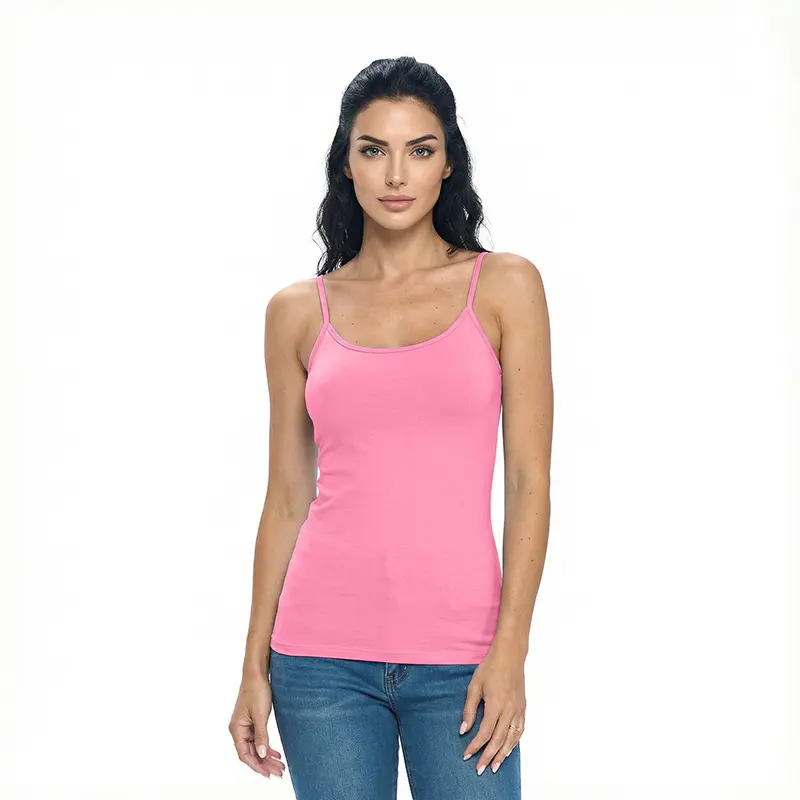 Women's Cotton Spandex Camisole Tank Top (STYLE# 7120)
