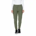 PANTALONES SANITARIOS DE CORTE ENTALLADO Y PERNERA CÓNICA PARA MUJER (ESTILO 8100PANT)